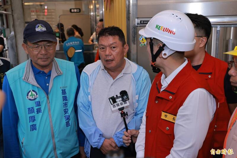 謝國樑視察防颱整備 基隆是否停班停課20:00宣布