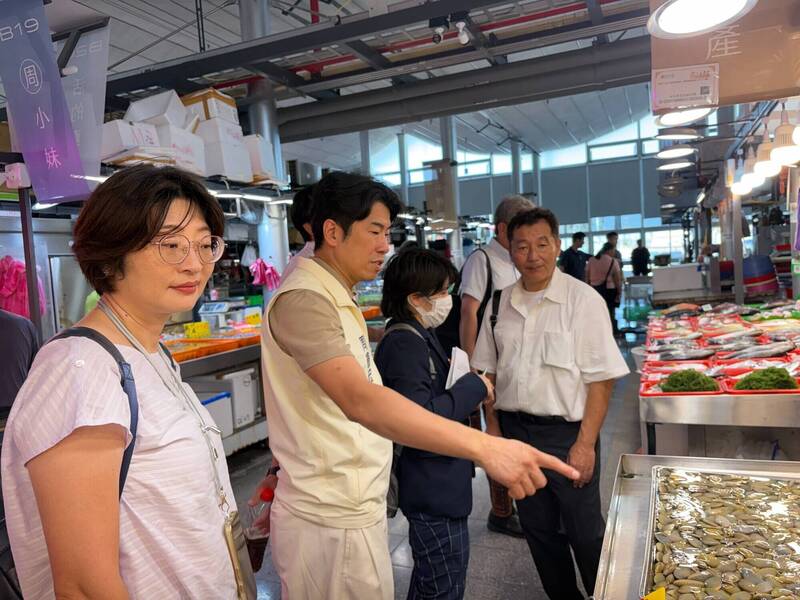 日本廣島魚市場考察新竹漁港  高虹安：分享漁業結合觀光經驗