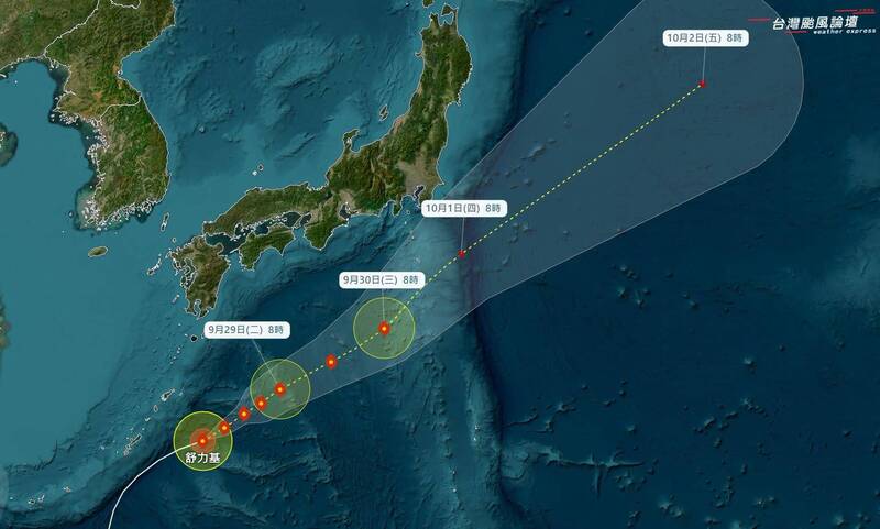 舒力基加速中！最新路徑曝 颱風論壇：日本天氣「這系統」主導
