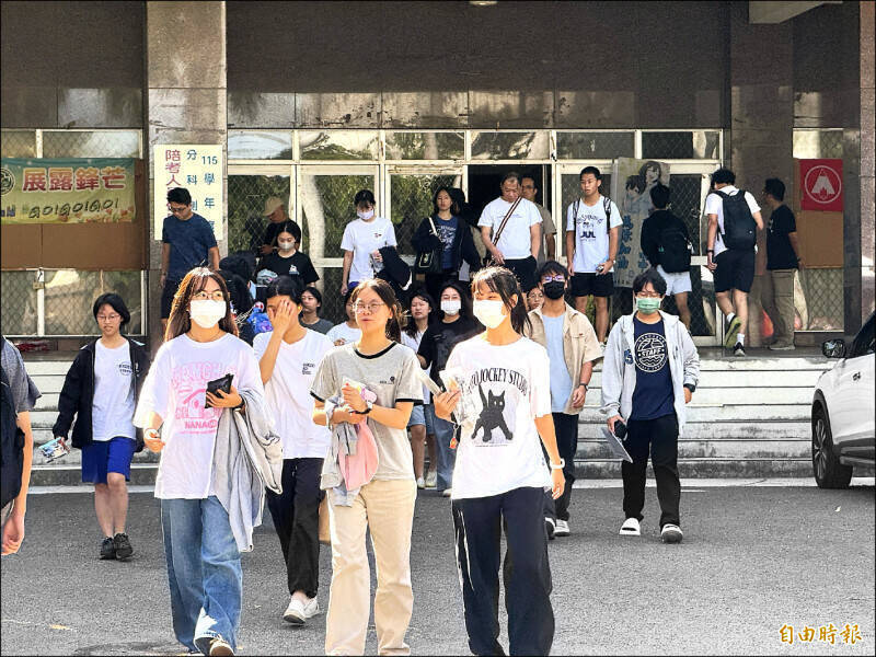 大學分發入學3.3萬人登記  8月17日放榜
