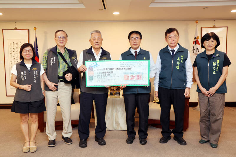 台灣首廟天壇捐300萬助熊本賑災 創南市該專案最大單筆善款