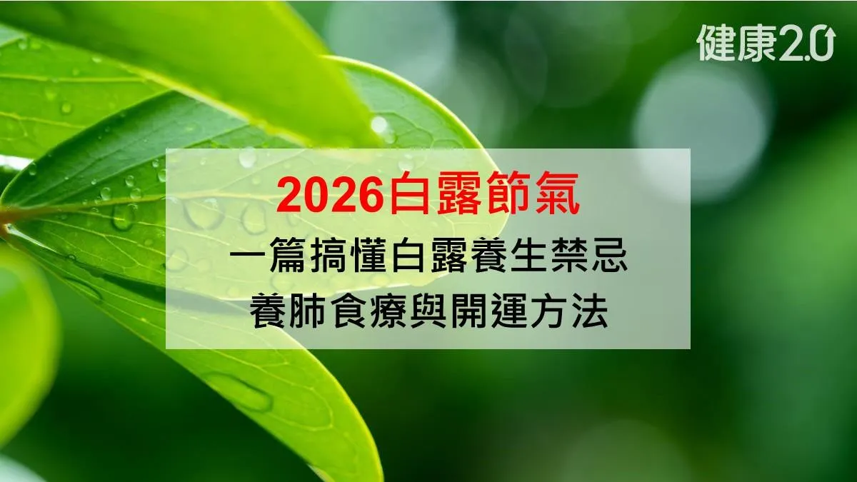 2026白露：「1禁忌」恐傷心血管！專家揭11習俗、養生潤肺吃這10種