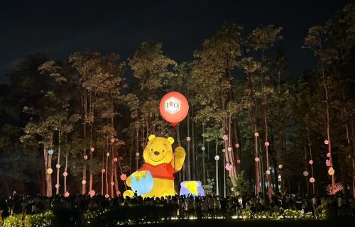 嘉義 北香湖公園 小熊維尼100周年囉~