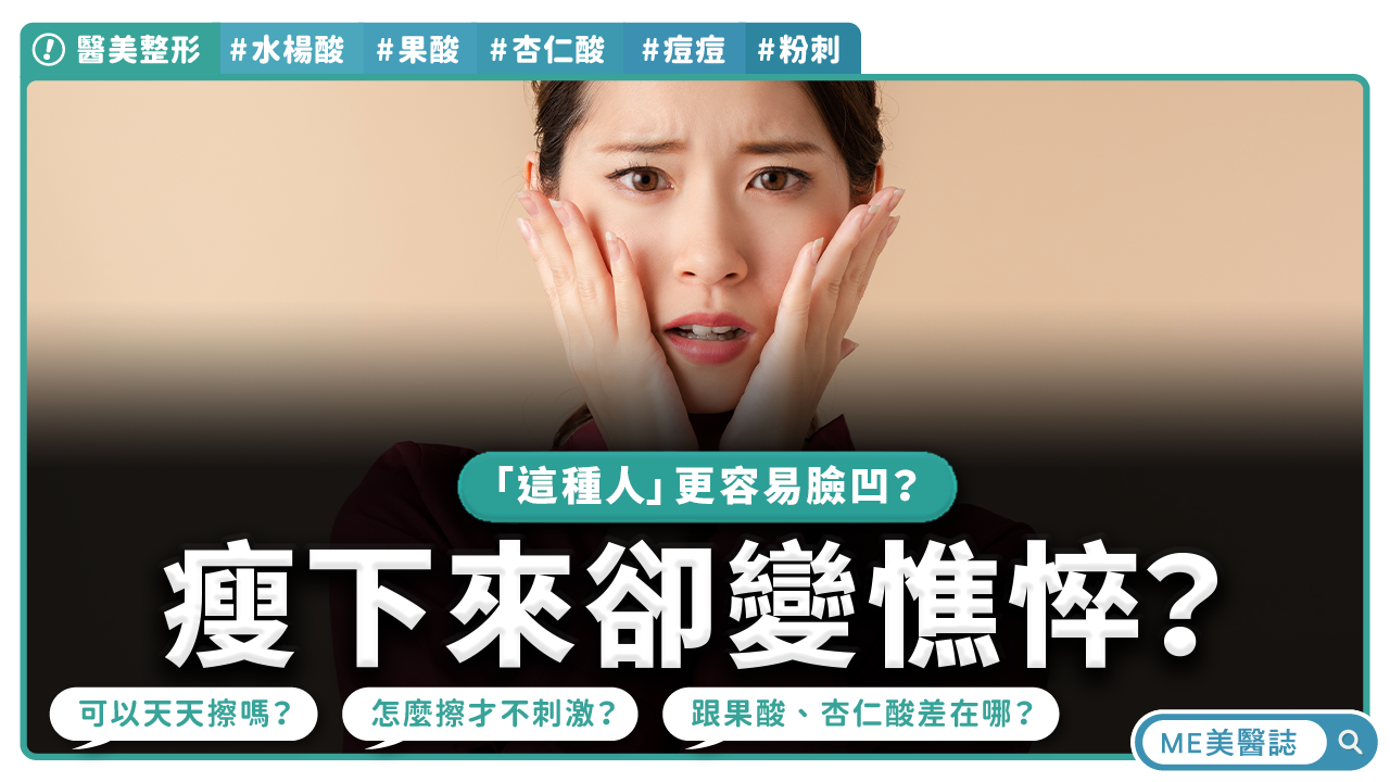 快速減重後臉凹、法令紋變深？減重速度是關鍵，臉部脂肪流失還能恢復嗎？