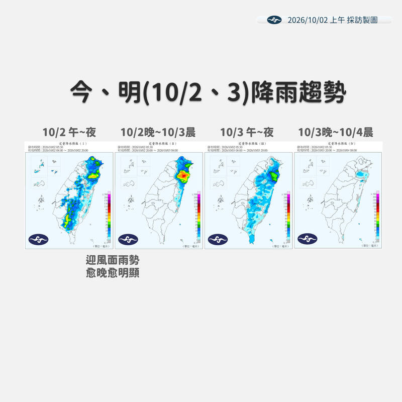 水氣延後！北東晚上注意雨勢 「彩雲」入夜將變中度颱風