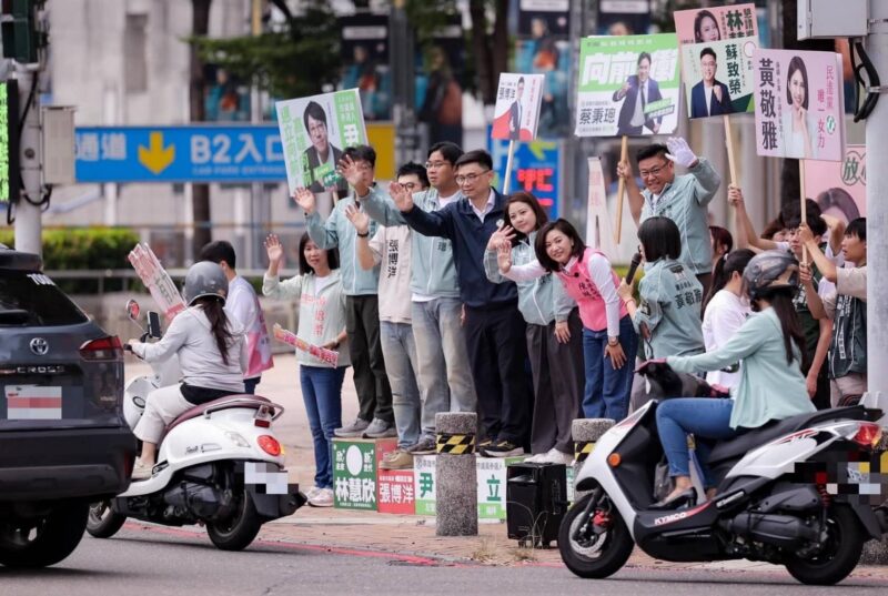 陳琳潔第一次到市區參加街頭活動 感受到民眾滿滿的熱情與活力