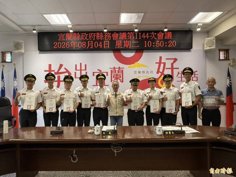 宜蘭上半年OHCA急救成功率破36％ 救護英雄獲表揚