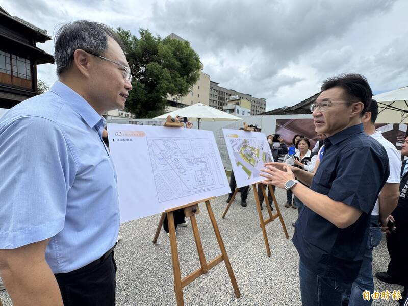 江啟臣會勘豐原林務局宿舍群   盼南北側於2028年完工