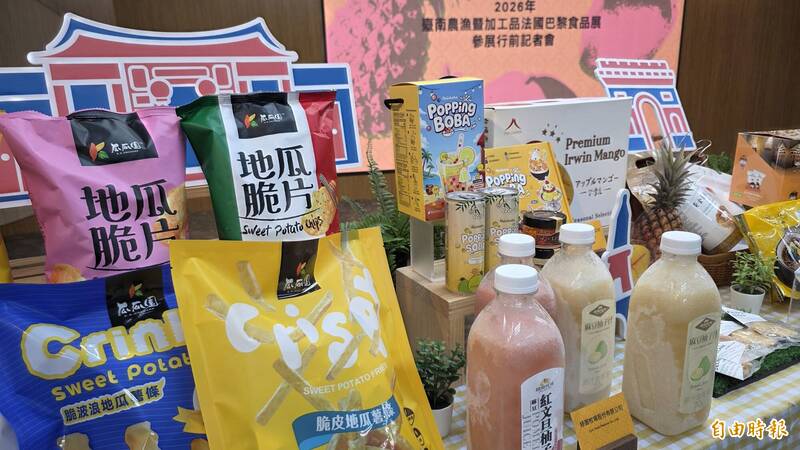 「台南隊」首度組團進軍巴黎食品展 文旦柚香蕎麥飲搶攻歐洲