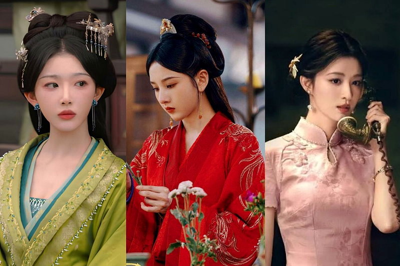 陸劇10位明豔系女神！孟子義《百花殺》貴氣逼人，迪麗熱巴《白日提燈》眉眼太搶眼