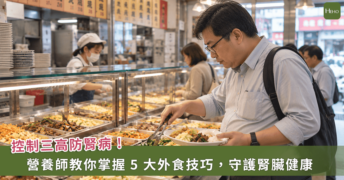 控制三高預防慢性腎臟病 ! 五大外食技巧可守護健康並保護腎臟