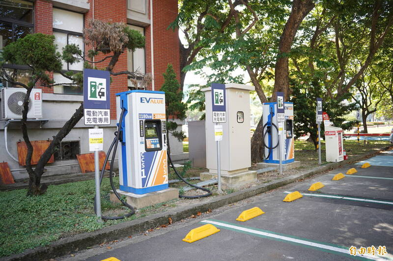 竹縣電動車2年半成長3.5倍！第2波7處公有充電站10/1上線