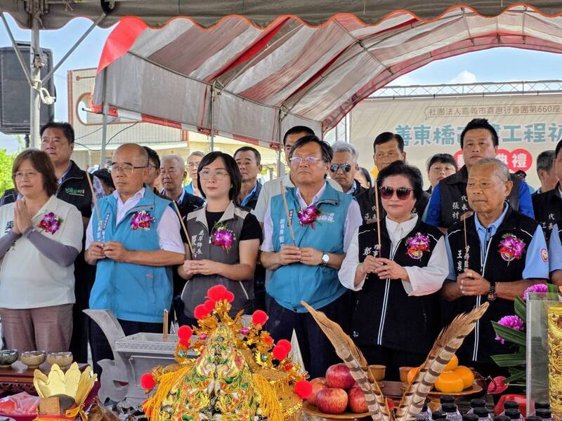 嘉邑行善團捐建600萬 善東橋成第660座公益橋梁