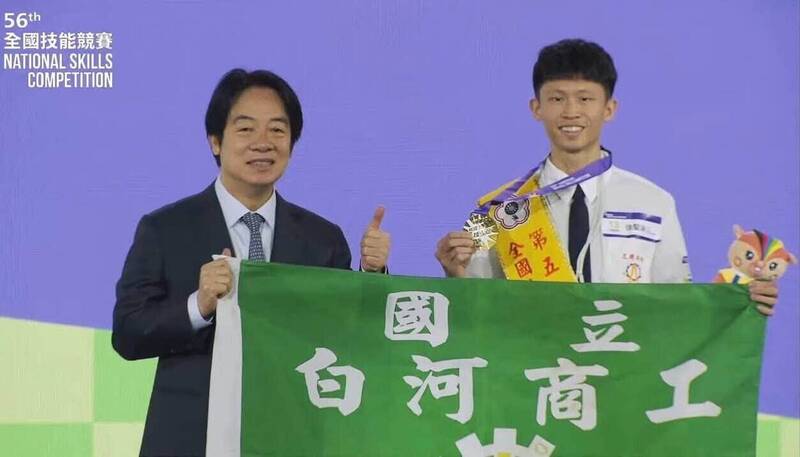 從棒球場到技能舞台圓夢 白商2學生在全國技能競賽奪獎