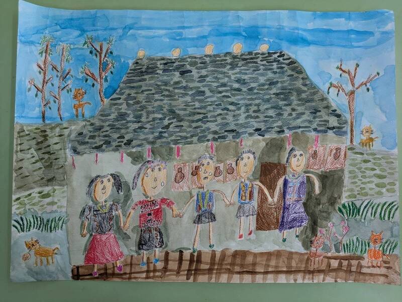 展望會陪伴成長 屏東排灣女孩奪日本世界兒童畫展銅獎