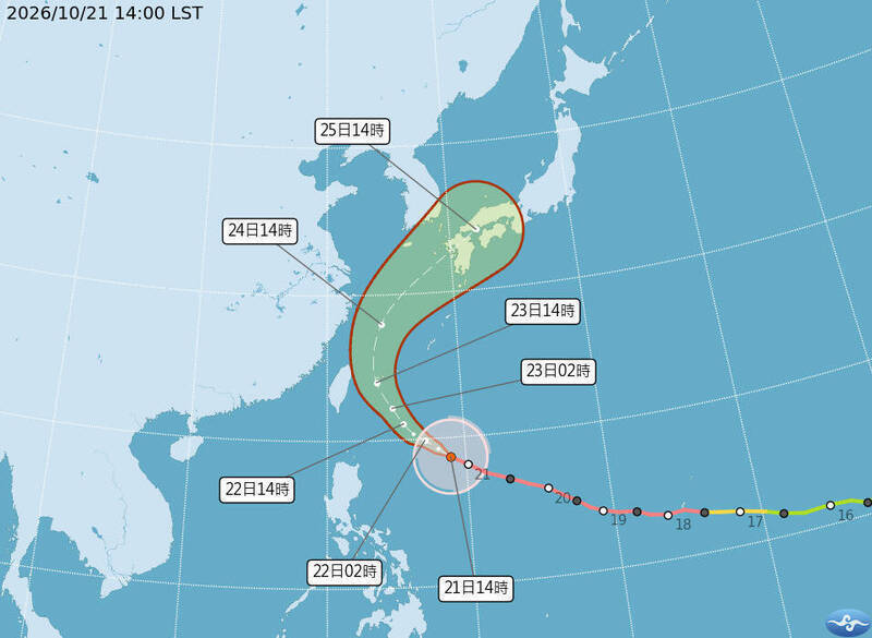 光復連假颱風逼近 災防辦：東北季風加乘防致災豪雨