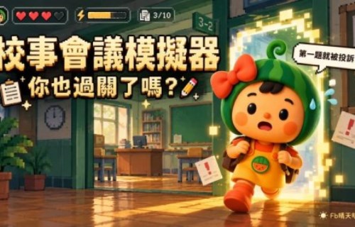 校事會議模擬器，你也過關了嗎？