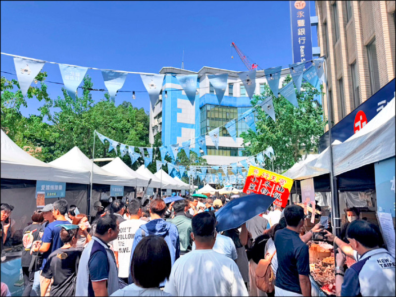 新北好市節府中登場 40攤市場美食進駐