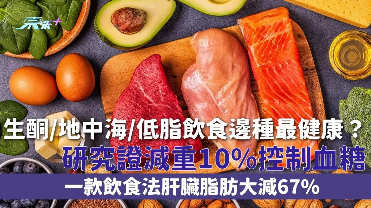 飲食健康｜生酮/地中海/低脂飲食邊種最健康？研究證減重10%控制血糖 一款飲食法肝臟脂肪大減67% - myTV SUPER