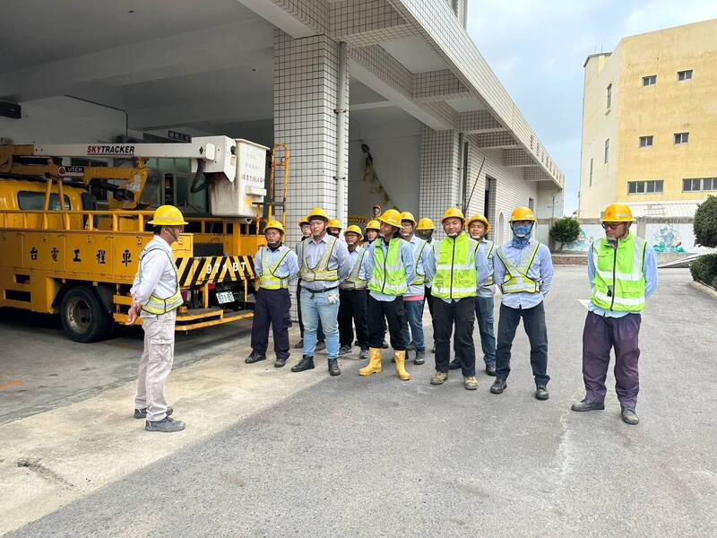 薔琵強颱逼近 台電澎湖區處全力戒備防颱