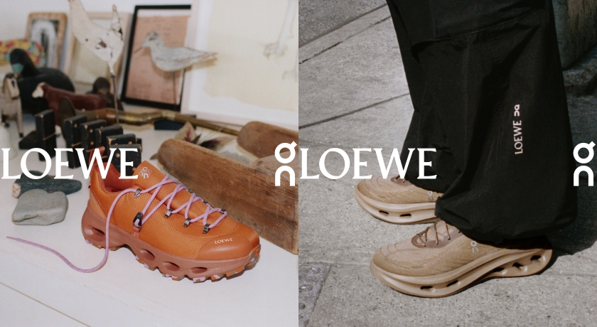 LOEWE版本On「萬步鞋」第8度聯名登場！雲朵鞋搭配金屬釦帥出新高度