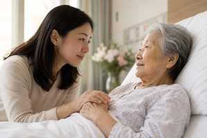 親人臨終不知道該說什麼？安寧醫師：陪伴比完美告別更重要，4句話值得及早說出口