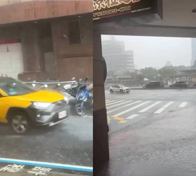 白海豚來了!北部有感 台北車站狂風暴雨現況曝