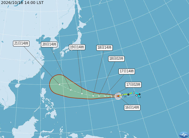 下週又有東北季風！薔琵今晚到明晨變中颱「下週五影響台灣」