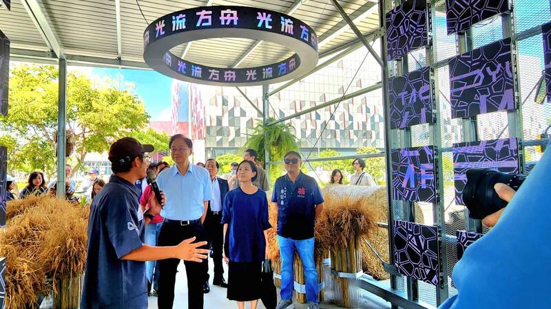 台灣設計展在桃園 農業館6米高「光流方舟」青埔啟航
