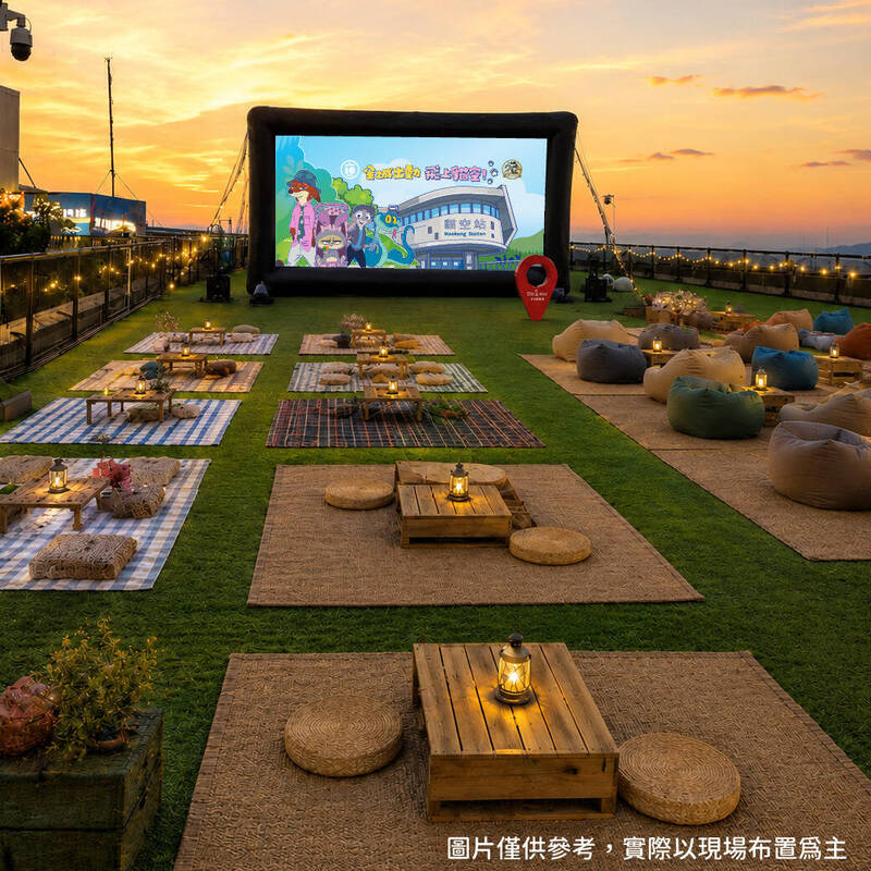 「台北天空綠洲電影院」8/15登場 連2週末放映《動物方城市》