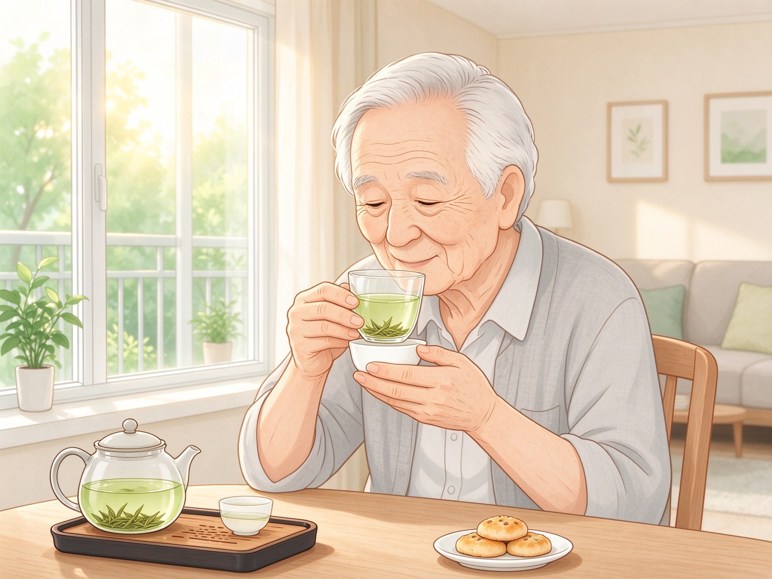 高兒茶素綠茶搭配運動　日本研究：長輩「膝伸肌力」改善