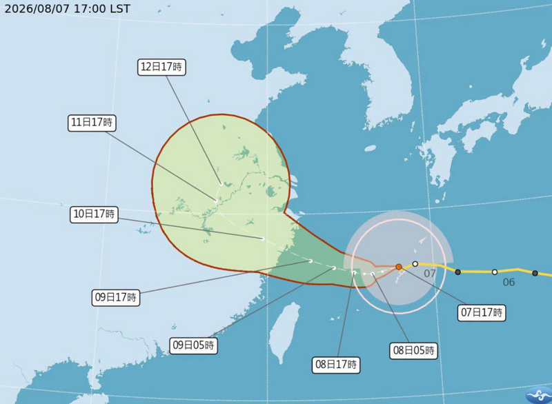 白海豚進逼！專家分析：「這地區」恐下紫紅暴雨