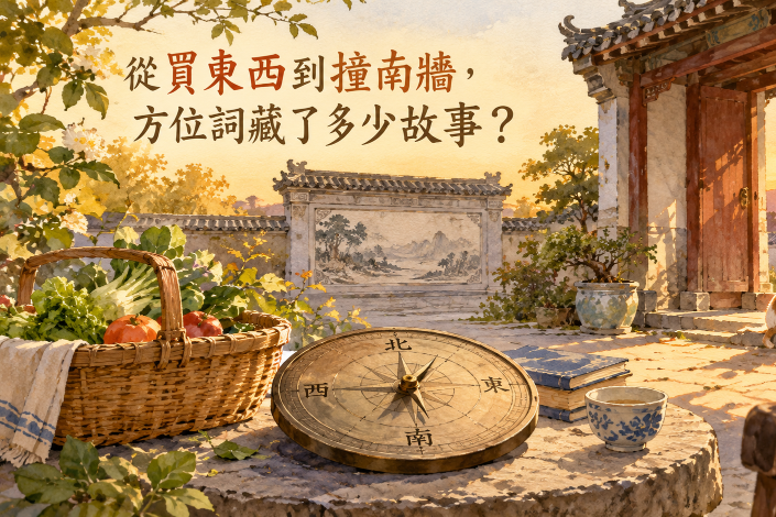 從買東西到撞南牆，方位詞藏了多少故事？