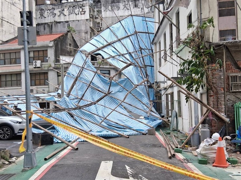 颱風白海豚釀北市75件災情　多為路樹倒塌、建物受損