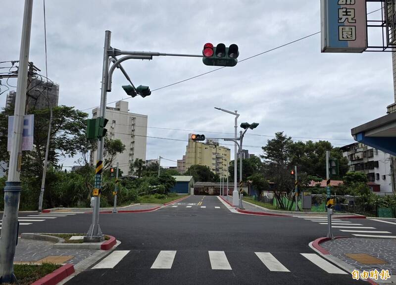淡水沙崙路131巷新闢完工 導入綠色工法助減碳