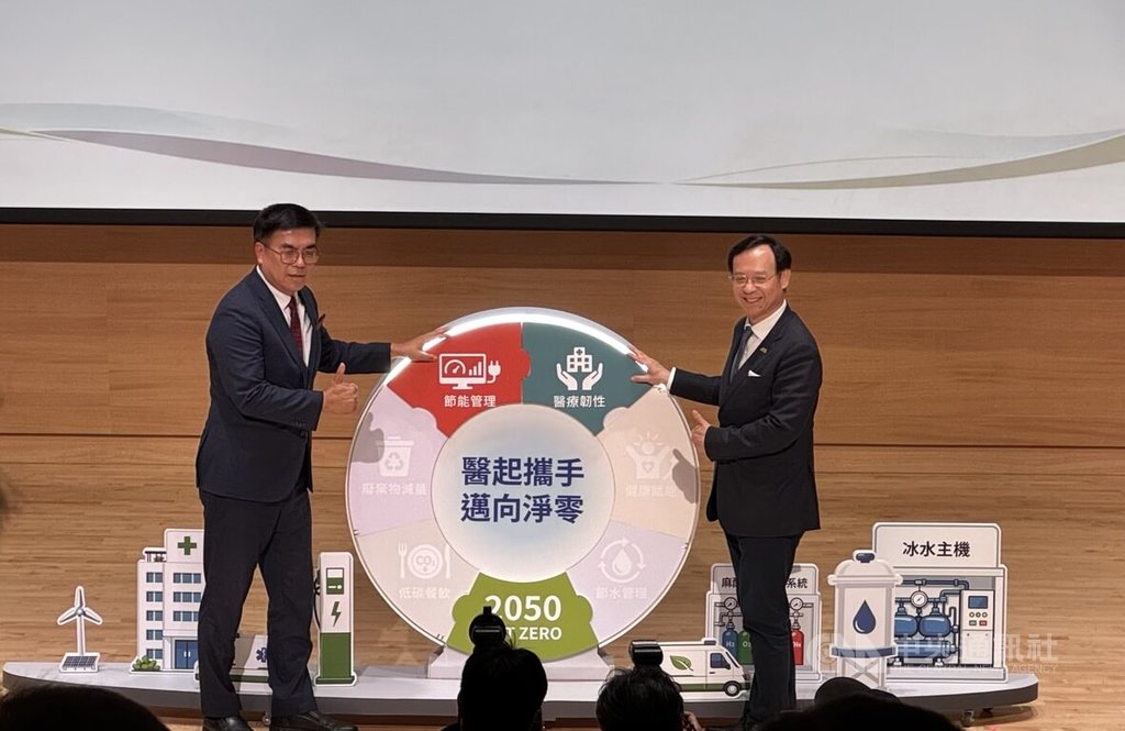 醫療永續聯盟成立  設定2050淨零排放目標