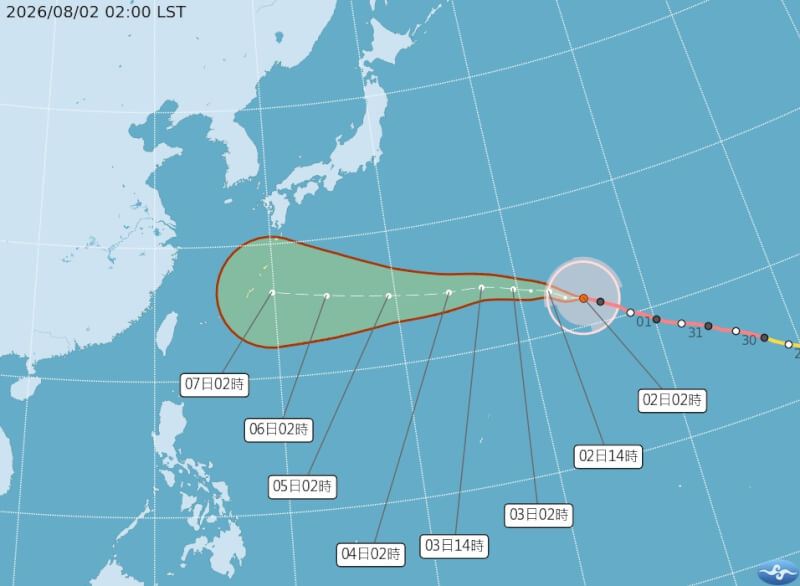 吳德榮：颱風白海豚不可輕忽　7日起北台灣轉雨