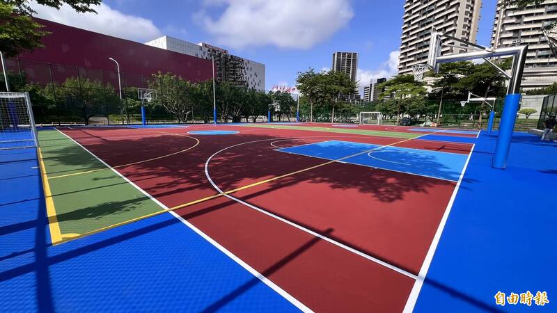 桃園首座共用型「籃足球場」啟用 青埔運動公園打造複合式場地