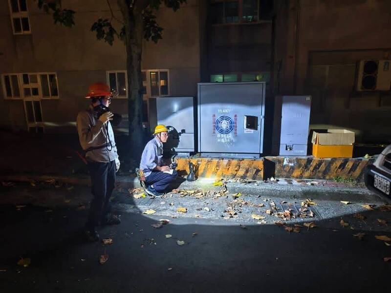 基市信義區昨晚突停電影響近千戶 清晨全數恢復供電