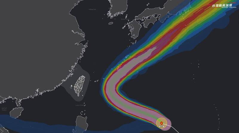 舒力基急轉彎？颱風論壇曝「靠近台灣機率」：3地風浪仍大